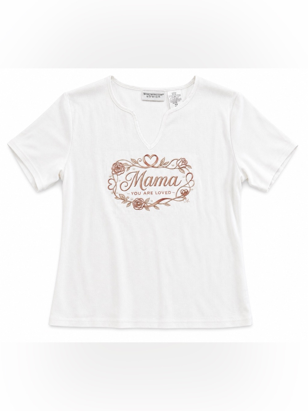 Mama You Are Loved White Tee
